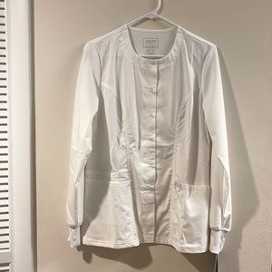 Cherokee White Scrub Jacket - Crisp White - NWT!